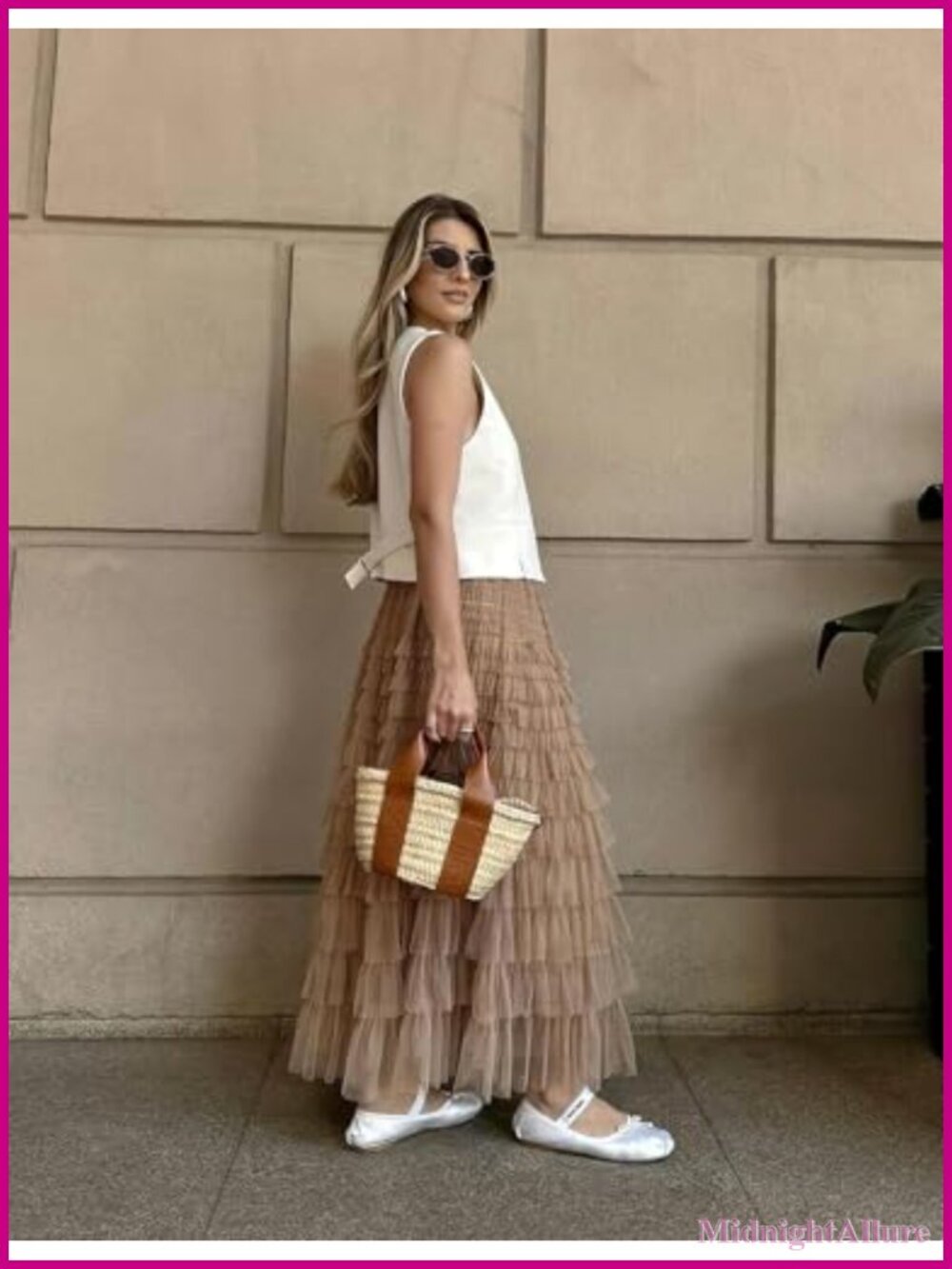 Tulle Maxi Skirt High Waist Tiered A Line Layered Fairy Skirt Wedding Guest - Picture 2 of 6